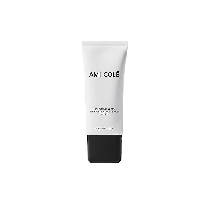 AMI COLÉ Skin-Enhancing Tinted Moisturizer (Rich 2), tinted moisturizer for face, bb cream, skin tint, face makeup