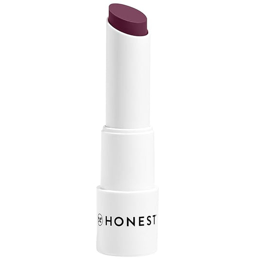 Honest Beauty Tinted Lip Balm | Antioxidant-rich Acai Extracts + Avocado Oil | EWG Certified, Vegan, Cruelty Free | Plum Drop
