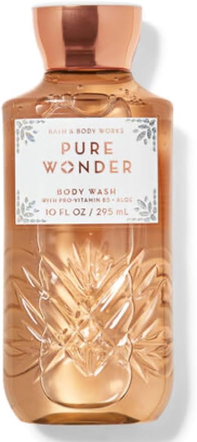 Bath & Body Works - 3 Piece Bundle - Spray - Body Cream - Shower Gel - Full Size and Gift Bag HELLO GORGEOUS (Pure Wonder)