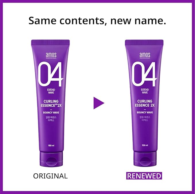 AMOS PROFESSIONAL Curl Defining Cream 5.1oz (150ml) | Hydrating Hair Serum for Moisturized Curls and Healthy Waves | Korean Curl Defining Cream with Citrus Green Floral Fragrance