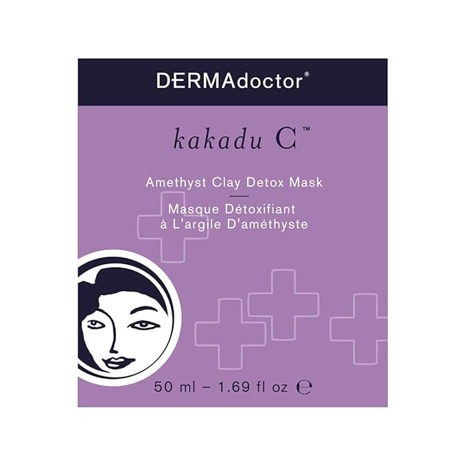 DERMAdoctor Kakadu C Amethyst Clay Detox Mask - 1.69 oz