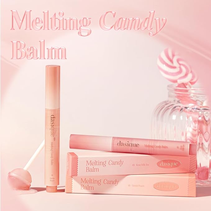 Dasique Melting Candy Balm (#02 Apple Cinnamon) | Glossy Balm | Moisturizing | For dry Lips | Vegan