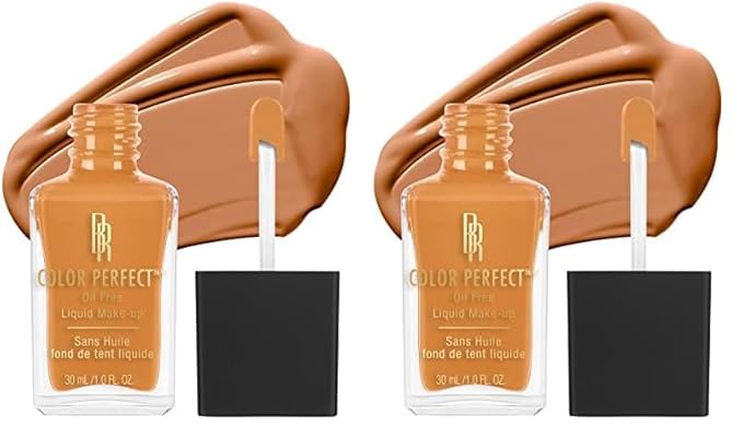 Black Radiance Color Perfect Liquid Full Coverage Foundation Makeup, Allspice, 1 Ounce (Pack of 2)