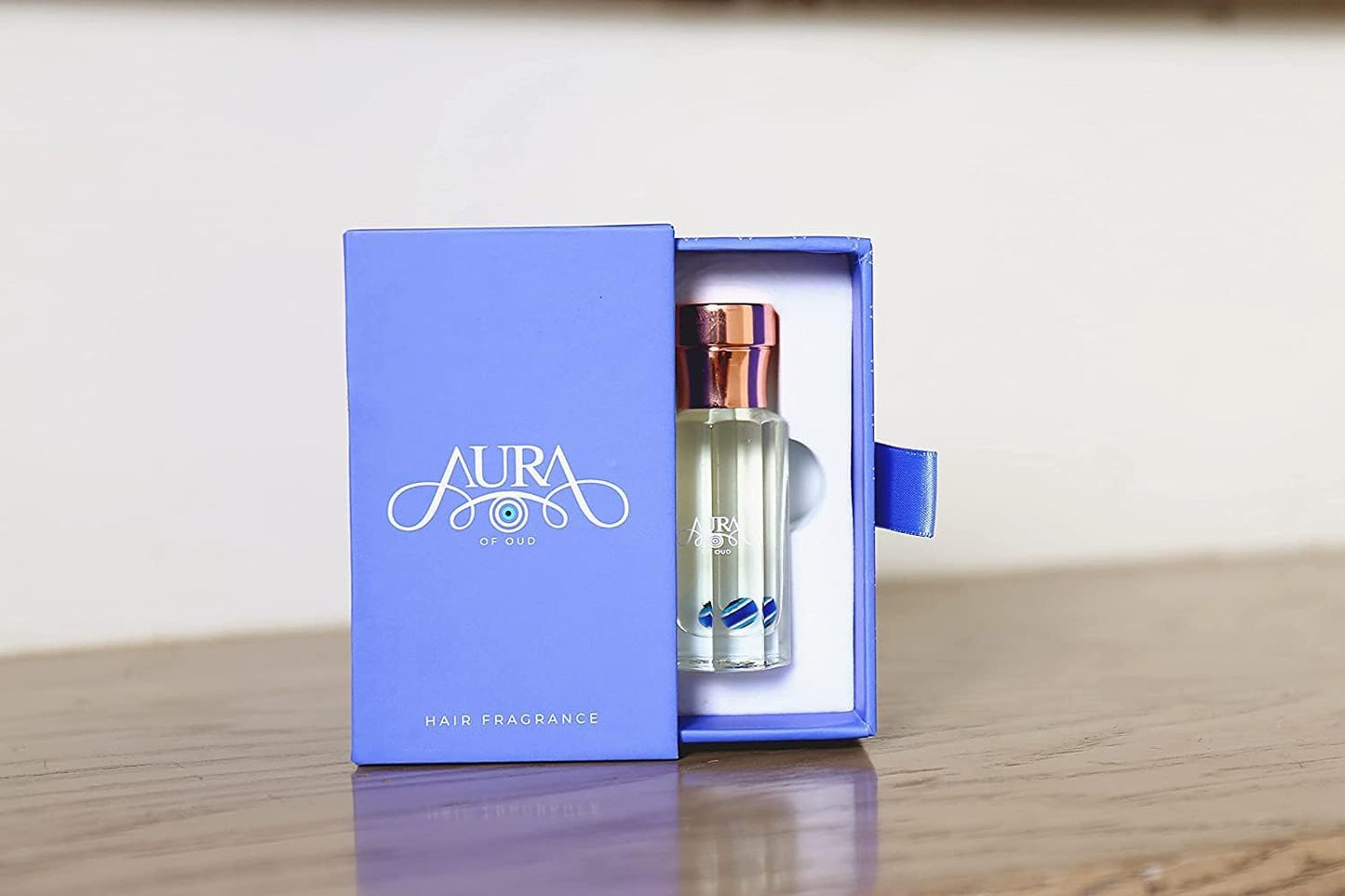 Hair Fragrance, Pure and Feminine Amira Scent, 100% Pure, Alcohol-Free Perfume for Women, Jasmine and Amber Oil Top Notes - LIGHT OUD (WOOD) SCENT
