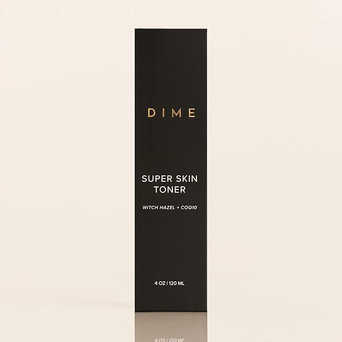 DIME Beauty Super Skin Toner, Alcohol-Free Witch Hazel Toner, Hydrating Toner for Face with Aloe Vera and Cucumber Extract, 4 oz / 120 ml