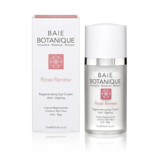 Baie Botanique Anti-Aging Eye Cream 15ml, Edelweiss Stem Cells, Low Molecular Hyaluronic Acid Multi Award Winning - 100% Natural, 70% Organic