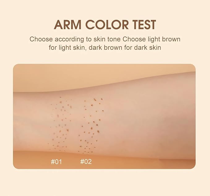 Freckle Pen Waterproof 2 Colors,Natural Lifelike Faux Face Freckle Makeup Pen,Magic Freckle Color,Waterproof Longlasting Soft Small Sopt Pen,For Natural Effortless Sunkissed Skin Makeup(2packs)