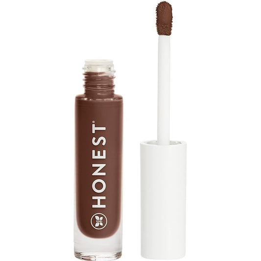 Honest Beauty Fresh Flex Concealer with Niacinamide + Vitamin E + Hyaluronic Acid | Vegan + Cruelty free | Espresso, 0.17 fl oz