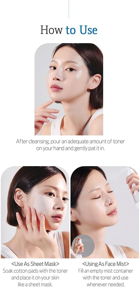 ETUDE SoonJung pH5.5 Relief Toner, Toner for Face, Hydrating Toner for Sensitive Skin, Vegan Face Toner, Panthenol, Madecassoside, Moisturizer, Korean Skin Care, Korean Toner, Beauty (16.90 Fl Oz)