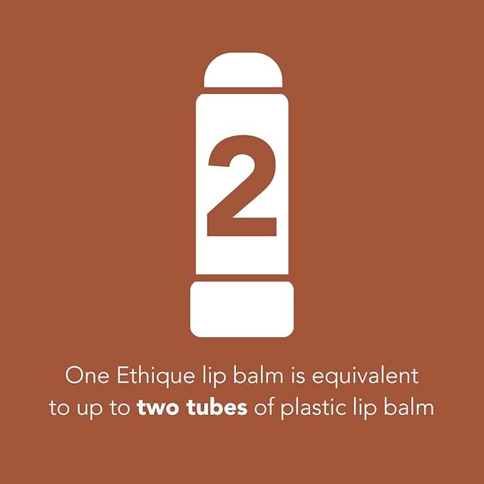 Ethique So Cocoa Nourishing Lip Balm - Plastic-Free, Vegan, Cruelty-Free, Eco-Friendly, 0.32 oz (Pack of 1)