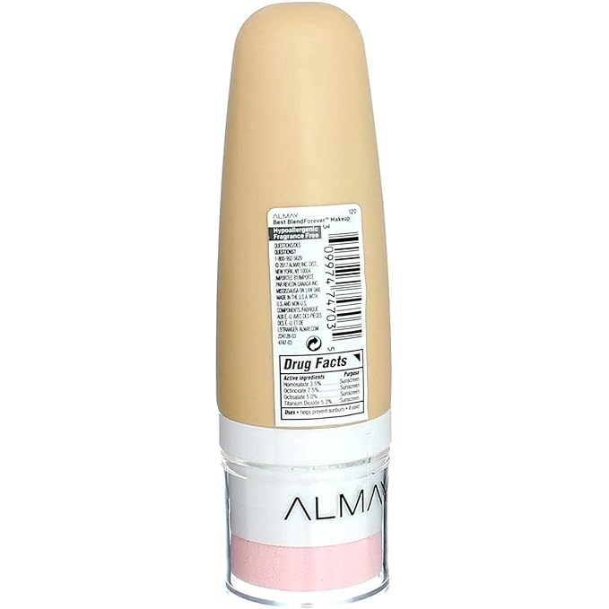 Almay Best Blend Forever Foundation, Buff, 1 fl. oz., SPF 40 Broad Spectrum
