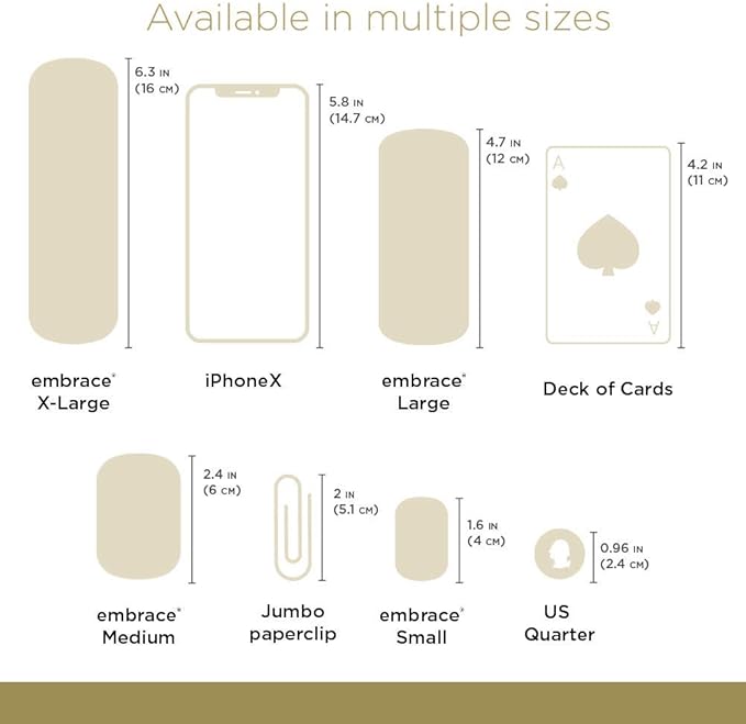 Embrace Active Scar Defense for New Scars, FDA-Cleared Medical-Grade Silicone Scar Sheets for Hypertrophic & Keloid Scar Treatment, 6.3 Inch, Extra-Large, 30-Day Supply