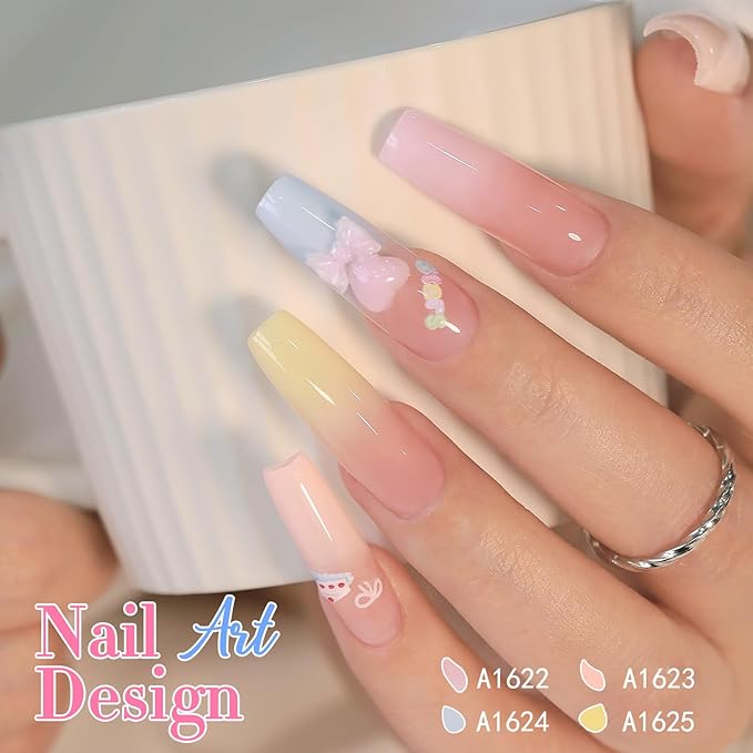 Double Rhythm 0.50 OZ Translucent Gel Polish Same Color Same Bottle Sheer Pastel Neutral Natural Milky 15 ML Jelly UV Nail Art DIY at Home (Beige-A1621)