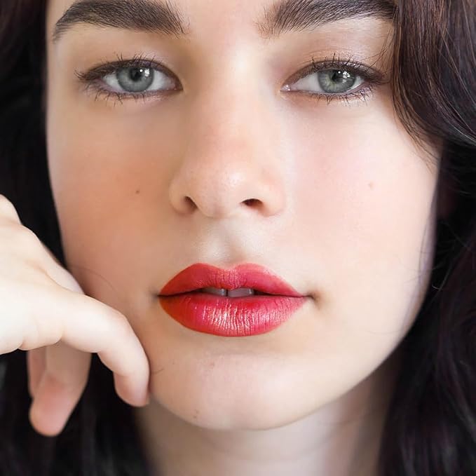 Ere Perez - Natural Beetroot Cheek + Lip Tint | Water-Resistant, Long-Lasting, Hydrating, Vibrant | Blue Agave, Rosehip Oil + Vitamin E | Vegan, Cruelty-Free, Clean Beauty (Joy-Red)