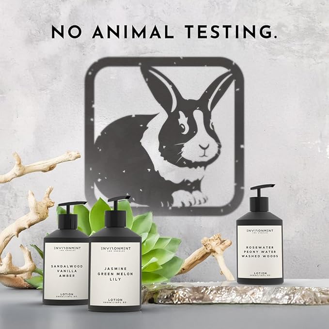 ENVIRONMENT Inspired by 5-Star Hotels EDT Lotion, 300ml Luxury Scented Lotion (Blonde Woods | Rose | Black Fig) Bathroom Luxury, Men & Women High-End Body Lotion, Hand Cream, Dry Skin Treatment