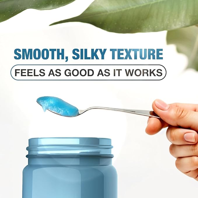 Biolore Sea Moss Gel - Blue Spirulina 16oz, Wildcrafted Irish Seamoss with Essential Vitamins & Trace Minerals, Vegan Superfood Made in USA