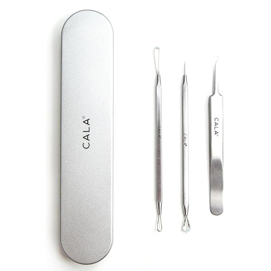 Cala Skin glow tool kit with metal case 3 count, 3 Count