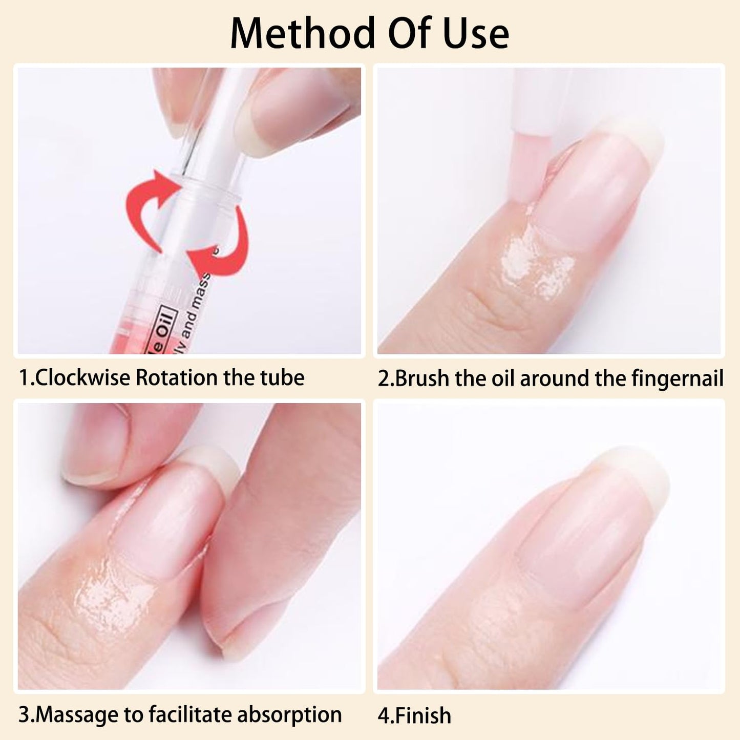 2pcs Cuticle Oil Pen Nourishing for Nails Hydrating Nail Cuticle Oil Pen and Cuticles Moisturizing Nail Care Products (Honey and Olive)