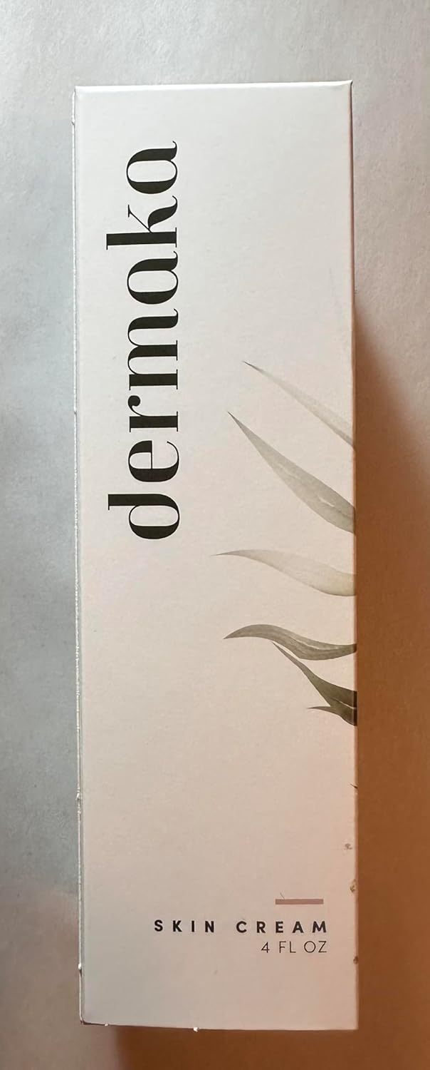 Dermaka All-Natural Skin Soothing Cream 4 Ounce – Moisturizing Lotion with Arnica, Green Tea, Chamomile & Vitamin E – Hydrating, Fast-Absorbing & Non-Greasy Formula for Healthy-Looking Skin