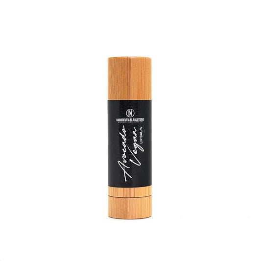 AVOCADO VEGAN LIP BALM, Clean, Light, Highly Nutritious Avocado & Shea Butter Lip Balm, Penetrates Deep Tissue and Protects Chapped Dry and Sore Lips.