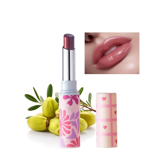 Hydrating Tined Lip Blams - Moisturizing High Pigmented Lip Blam Stick Care Plumping Glossy Finish for Dry Lips for Women