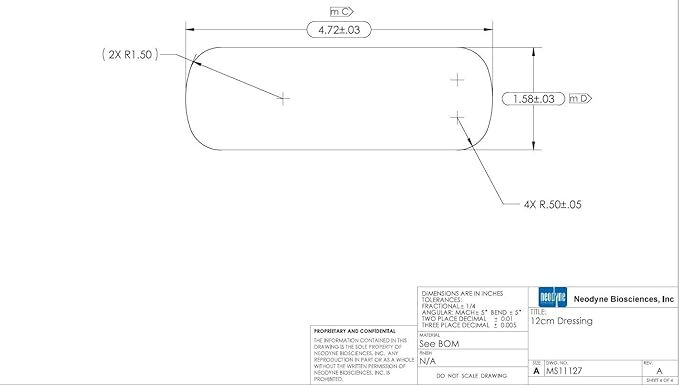 Embrace Active Scar Defense for New Scars, FDA-Cleared Medical-Grade Silicone Scar Sheets for Hypertrophic & Keloid Scar Treatment, 4.7 Inch, Large, 30-Day Supply