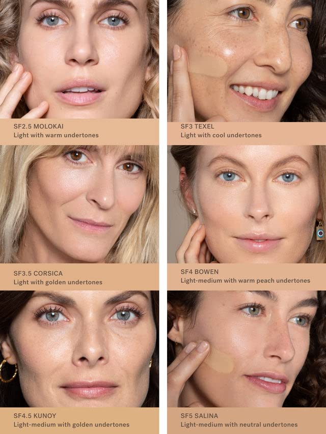 ILIA - True Skin Serum Foundation | Non-comedogenic, Cruelty-Free, Vegan, Weightless Feel, Buildable Coverage, Safe For Sensitive Skin (Corsica SF3.5)