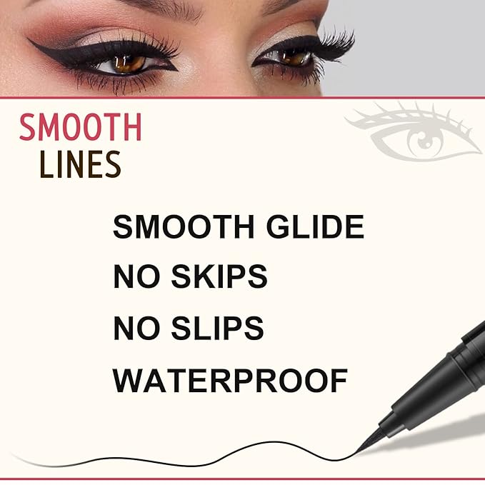Eyebrow Pen Makeup Kit, with 4 Tip Waterproof Microblading Eyebrow Pencil, Eyeliner, Eyebrow Pomade and Dual-ended Eyebrow Brush, Brow Pencil Eyebrow Kit for Natural Looking - Dark Brown