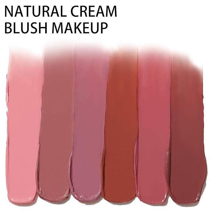 2Pcs Cream Blush Makeup Stick,Monochromatic Multi-Stick Face Blush for Cheek,Lip and Eye,Matte and Dewy Finish for Long Wearing,Easy Application.HOTLINE