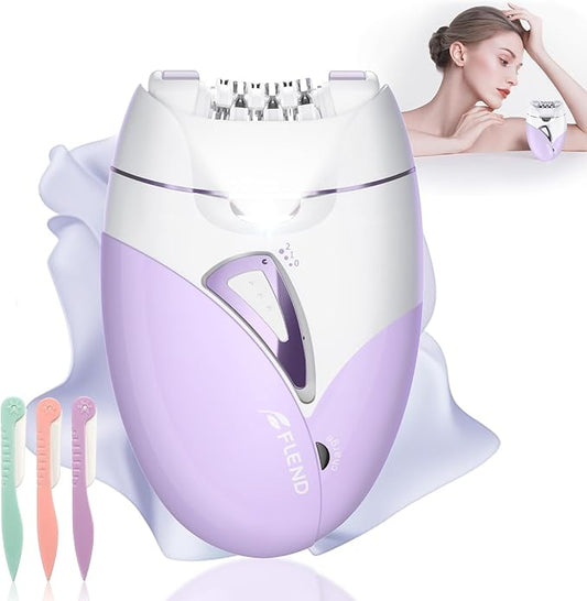 Epilators, 2-Speed Painless Smooth Glide Epilator for Women, Cordless Rechargeable Facial Hair Removal Epilator, Hair Removal Device for Women's Face Legs Bikini Area Arms Legs