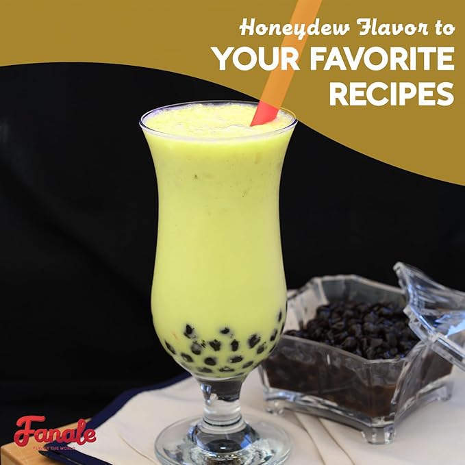 Fanale Premium Honeydew Bubble Tea Flavoring Powder | Perfect for Baking, Smoothies, Desserts and Drinks | Instant Flavoring Powder for Boba Milk Tea - 2.2 Pounds (Pack of 1)