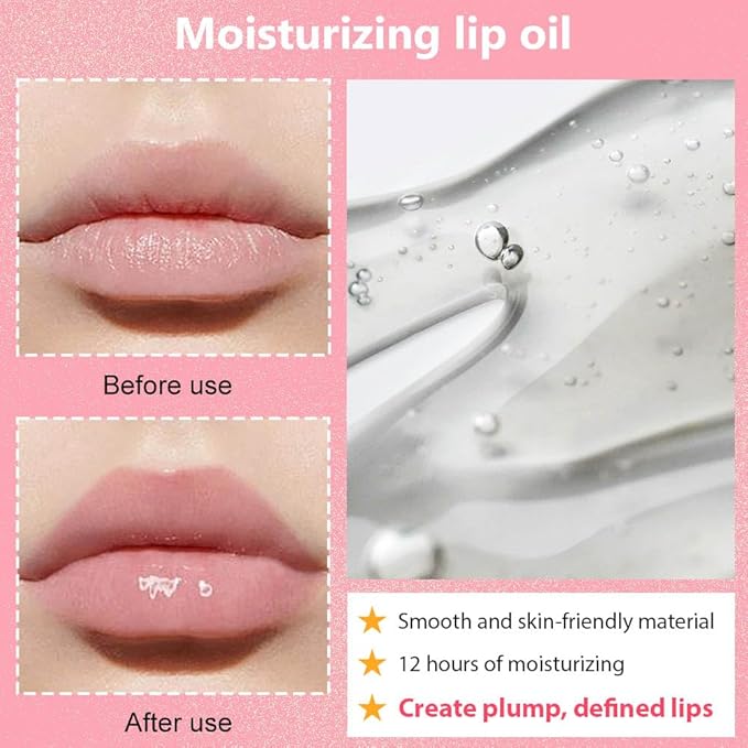 Hydrating Lip Gloss Oil - Nourishing Tinted Lip Oil for High-Shine Finish, Long-Lasting, Non-Sticky, Cruelty-Free Lip Plumper, Perfect with Lipstick & Peel-Off Lip Stain X-00#