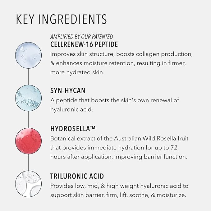 HydroPeptide Daily Drench, Hyaluronic Acid Peptide Booster Serum, Anti-Aging Face, 1 Ounce