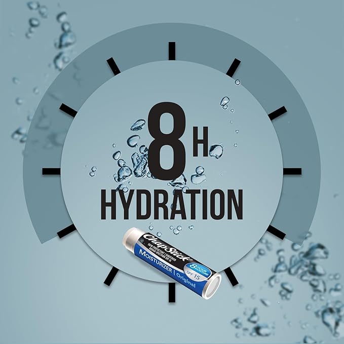 ChapStick Moisturizer 2-in-1 Lipcare 9-Pack (3 SPF 12, 6 SPF 15) – Original Lip Balm with Broad Spectrum SPF, Aloe & Vitamin E, 0.15 Ea