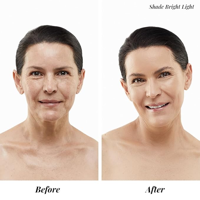 Jerome Alexander Airbrush Foundation Ultra Hydrating, Spray Foundation Makeup with 2x the Active Ingredients, Ultra-Light, Buildable, Full Coverage Formula (Light Medium)