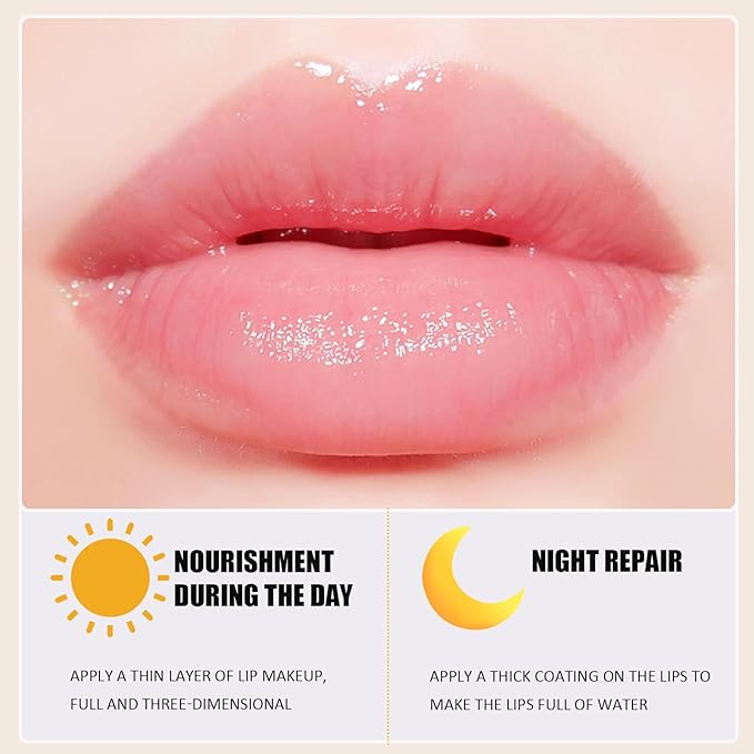 4 PCS Bee Lip Balm Honey Pot,Strawberry&Honey&Watermelon&Apple Lime Lip Sleeping Mask,Hydrating Prevention Dry and Cracked Lip Scrubs Exfoliator Lip Care,Moisturizing Lip Mask Overnight