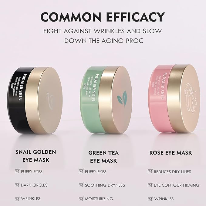 Eye Gel Patch（30 Pairs）Under Eye Patches Mask Essence Extract Under Eye Gel Pads to Reduce Puffy eyes, Dark Circles and Wrinkles (Gold)