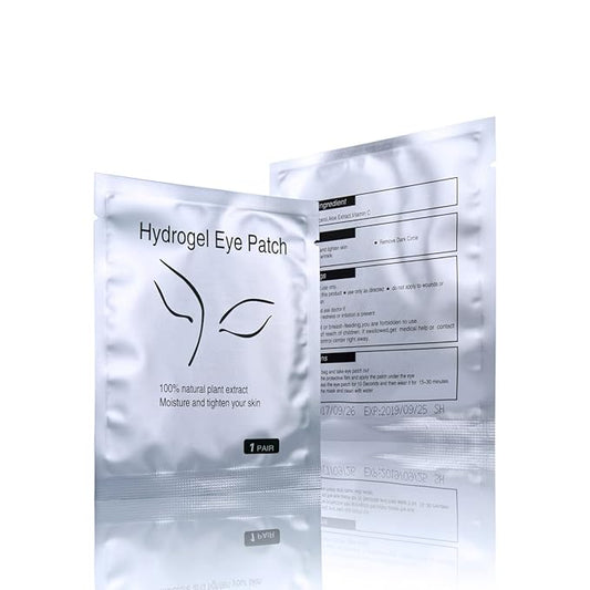 100 Pairs Set,Under Eye Pads,Comfy and Cool Under Eye Patches Gel Pad for Eyelash Extensions Eye Mask Beauty Tool