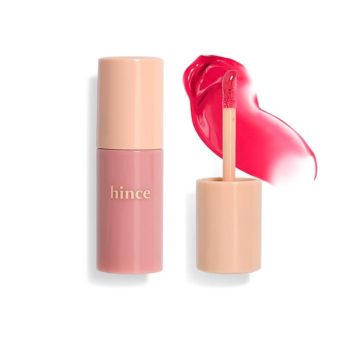 hince Dewy Liquid Cheek 6g Raw Glow Liquid Blush for Cheeks Vegan Dewy Cheek Tint Glass Skin Lightweight Liquid Blush Weightless Watercolor (STRUT RED, LC005)