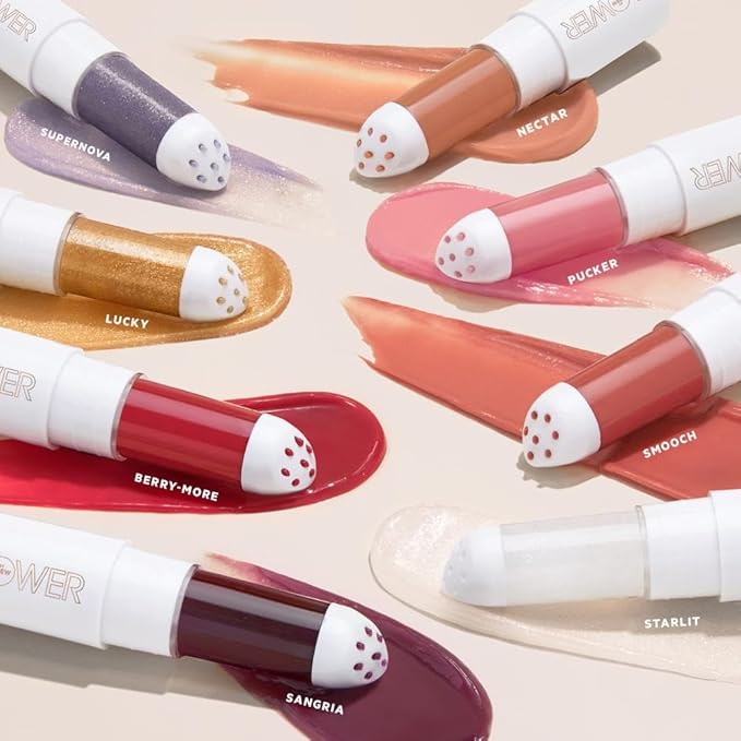 FLOWER BEAUTY By Drew Barrymore Perfect Pout Hydrating Lip Mask - Soothes + Softens Lips + Natural-Looking Tint - Recovery Lip Treatment + Moisturizes + Hydrates Lips - Scented - Cruelty-Free + Vegan ( Starlit)