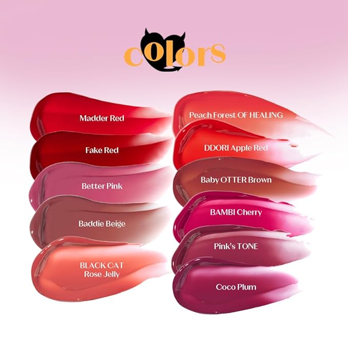 ETUDE Over Growy Lip Stain Tint, Fake Red, 0.1 oz (3 g), Lipstick, Glossy Finish, Highly Moisturizing, Melotint, Plush, Glossy, Volume, Vegan Certified