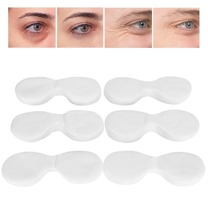 Eye Mask Paper, 600pcs Disposable Ultra-thin Eye Mask Paper DIY Beauty Salon Eye Mask Sheet DIY Eye Mask Paper Beauty Salon Eye Mask Sheet for Moisturizing Eye Care Tool Suitable for All Skin Types