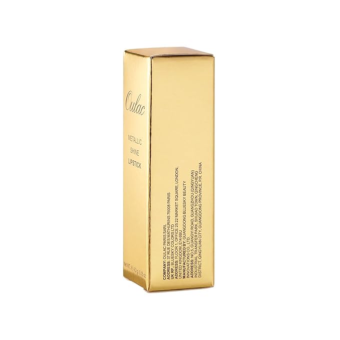 Oulac Metallic Brown & Nude Lipstick Set - 2PCS Vegan Lightweight Hydrating Formula with High Impact Lip Color for Full Coverage Lip Makeup, Christmas Gifts for Women, 08+10