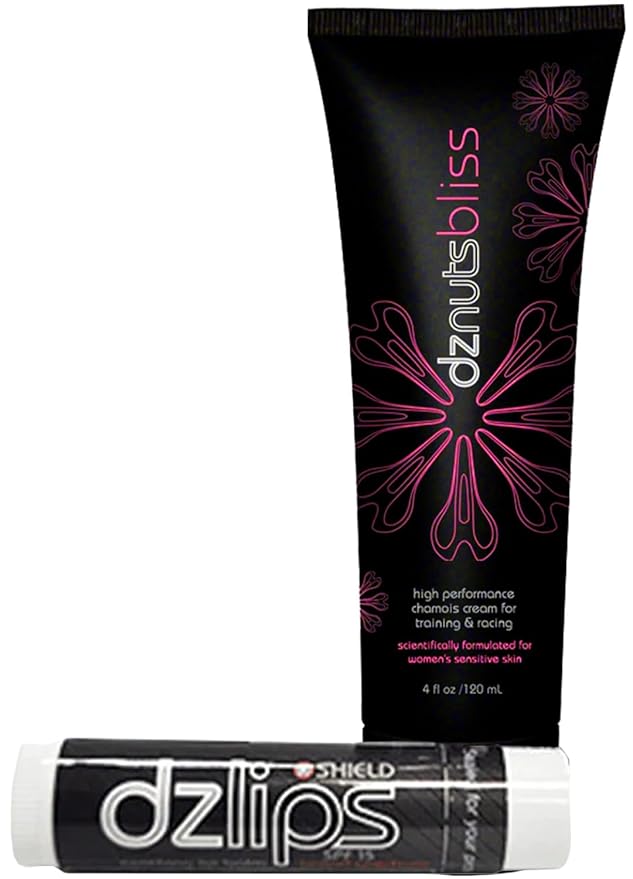 DZ Lips Care - Lip Repair, Protectant, Moisturizing Balm (DZ Lips + Women's Bliss Chamois Cream)