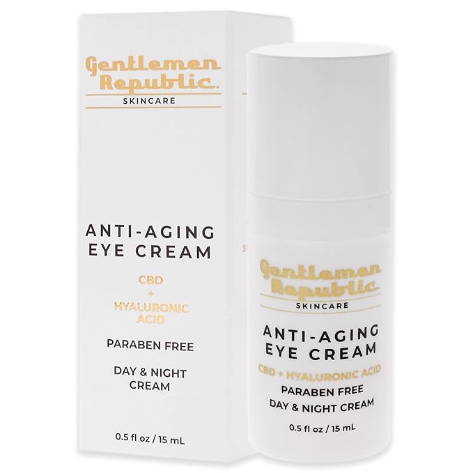 Gentlemen Republic Genuine Grooming Anti-Aging Eye Cream Men Cream 0.5 oz