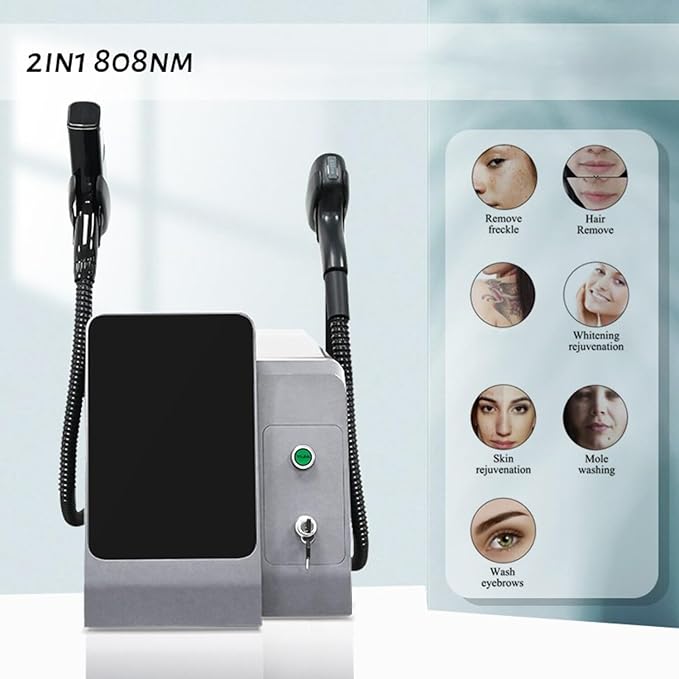2-in-1 Portable Home Beauty Device, Professional Hair Removal and Comfortable Beauty Machine