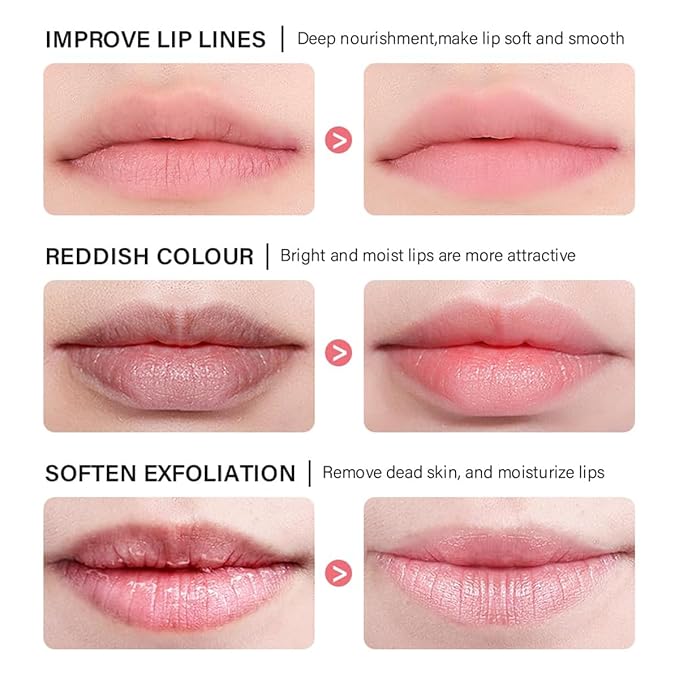 Hydrating Lip Sleeping Mask, Long Lasting Hydrating Night Lip Balms for Intensive Moisturizing and Care, Prevention Dry and Crack (BERRY) 0.7 OZ