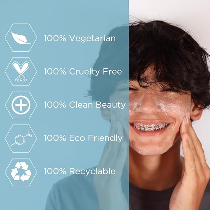 Hey Honey Skincare Be Clear 3-Step Acne Clearing Kit |Clear Face Wash, Deep Pores Cleansing, Overnight Treatment | with Propolis & Honey | Clear Blemish Skin Purifying Formulas | 3-Piece Kit