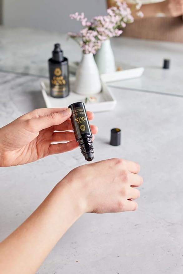 C60 Power - Skin Roll-On - Age-Defying Antioxidant Protection - Reduce Wrinkles, Heal Skin, Non-Greasy - Face, Body, Bug Bites, Scarring - Organic Avocado Oil, 99.99% Pure C60 Fullerenes