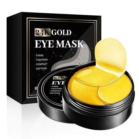 60 Pcs-Under Eye Mask For Eye Care,24K Gold Eye MaskHydrating Moisturizing Eye Mask Patch Under Eye Patches For Dark Circles And Puffiness